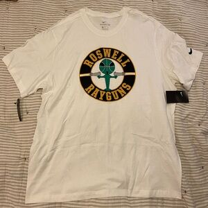 COPY - NWT Men’s White Nike Roswell Rayguns Printed T-Shirt